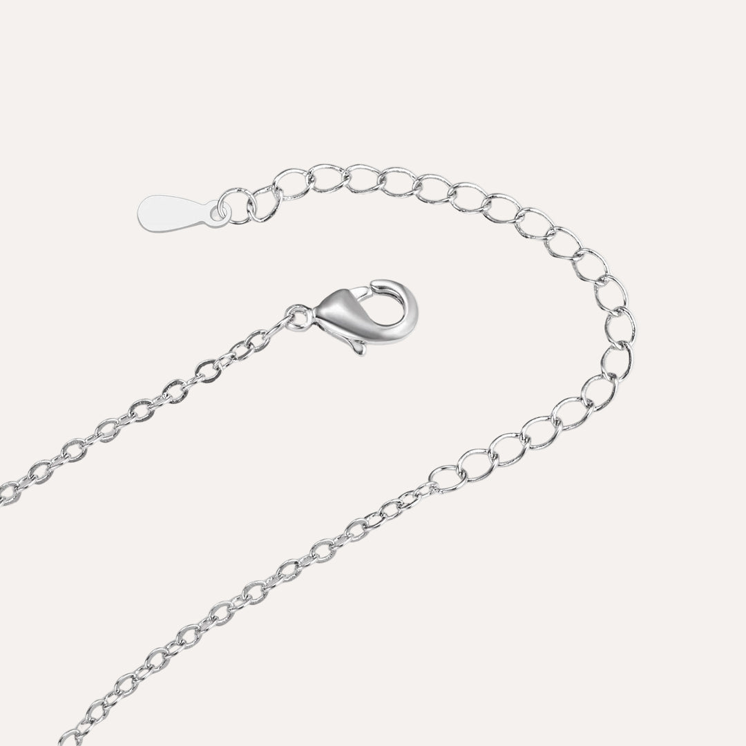 Pin Necklace for Women | Paperclip Crystal Pendant Niche Design | Soria Jewelry