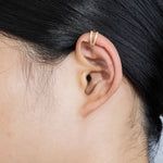 Load image into Gallery viewer, Gold Clip on Earrings for Women | No Piercing Earrings Jewelry | Soria Jewelry
