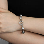 Load image into Gallery viewer, Pearl Bracelet with Zircon Clasp for Women | Soria Jewelry
