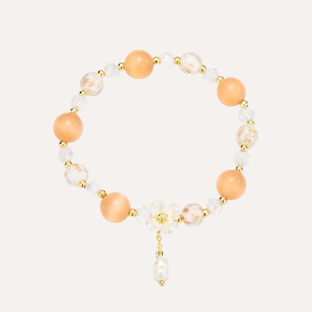 Beaded Bracelet for Women | Pearl Stretch Bracelet | Soria Jewelry