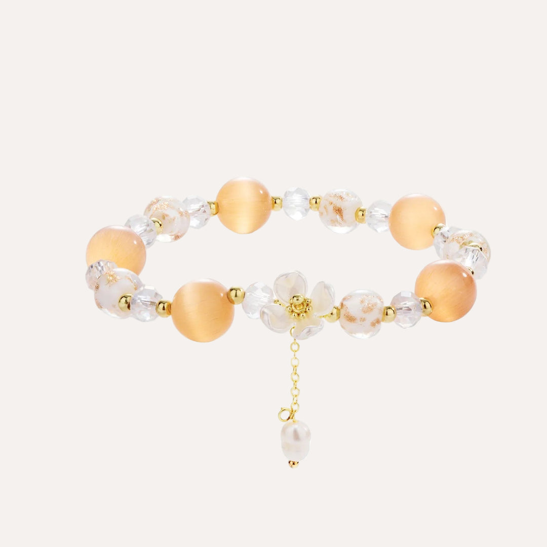 Beaded Bracelet for Women | Pearl Stretch Bracelet | Soria Jewelry