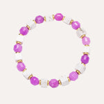 Load image into Gallery viewer, Beaded Bracelet for women | Natural Stone and Elastic Rope Design | Beaded Bracelet for women | Natural Stone and Elastic Rope Design | Soria Jewelry
