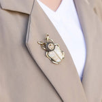 Load image into Gallery viewer, Shell Beetle Brooch Vintage Animal Lapel Pin for Women | Soria Jewelry

