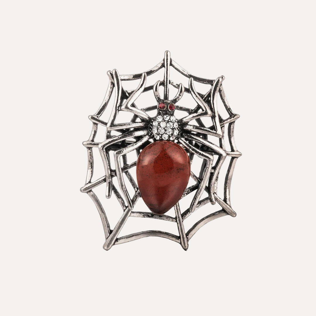 Spider Brooch for Women | Unique spider web design | Soria Jewelry