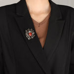 Load image into Gallery viewer, Spider Brooch for Women | Unique spider web design | Soria Jewelry
