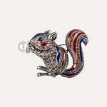 Load image into Gallery viewer, Squirrel Brooch Cute Animal Lapel Pin for Women | Soria Jewelry
