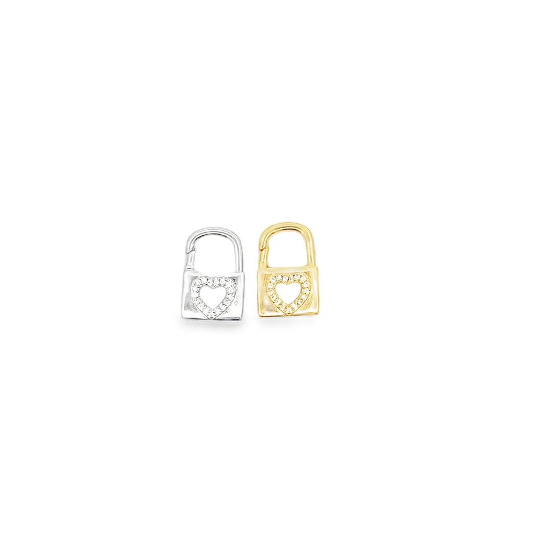 Heart Lock Charm Pendant