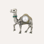 Load image into Gallery viewer, Camel Brooch for Women | Unique Animal Pin | Soria Jewelry
