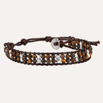 Load image into Gallery viewer, Beaded Woven Bracelet for Women | Fashion Double Layer Bead Design | Soria Jewelry
