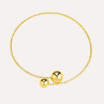 Load image into Gallery viewer, Necklace Bracelet Set for Women | Unique Gold Beads Design | Soria Jewelry
