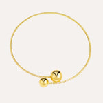 Load image into Gallery viewer, Necklace Bracelet Set for Women | Unique Gold Beads Design | Soria Jewelry
