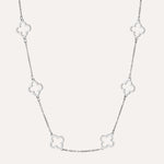 Load image into Gallery viewer, Four Leaf Clover Necklace for Women | Unique Hollow Chain Design | Soria Jewelry
