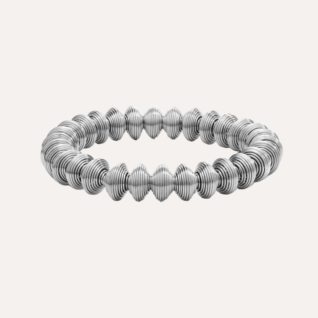 Silver Bracelet for Women | Unique Textured Design | Soria Jewelry