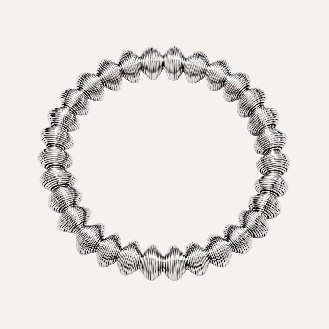 Silver Bracelet for Women | Unique Textured Design | Soria Jewelry