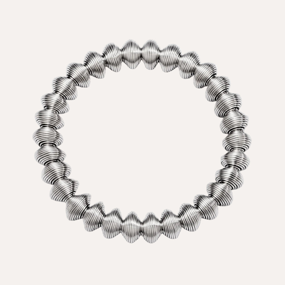 Silver Bracelet for Women | Unique Textured Design | Soria Jewelry