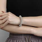 Load image into Gallery viewer, Silver Bracelet for Women | Unique Textured Design | Soria Jewelry
