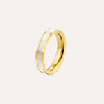 Load image into Gallery viewer, Mother of Pearl Ring for Women | Unique Wedding Ring | Soria Jewelry
