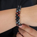 Load image into Gallery viewer, Double Layer Beaded Bracelet | Vintage Men&#39;s Jewelry | Soria Jewelry
