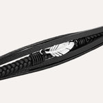 Load image into Gallery viewer, Leather Bracelet for Men | Vintage Multilayer Feather Design | Soria Jewelry
