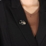 Load image into Gallery viewer, Crystal Spider Brooch for Women | Vintage Punk Style Pin | Soria Jewelry
