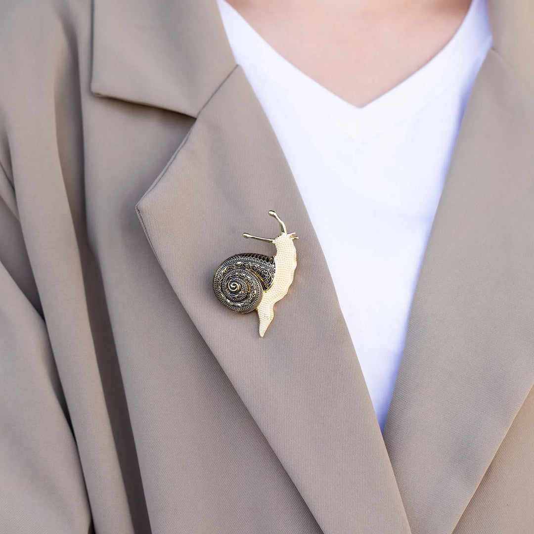 Vintage Snail Brooch Retro Pins for Women | Soria Jewelry