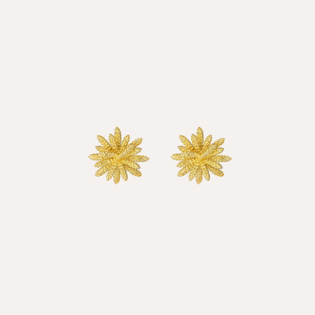 Wheat Earrings - Vintage Gold Tone Design for Women | Soria Jewelry